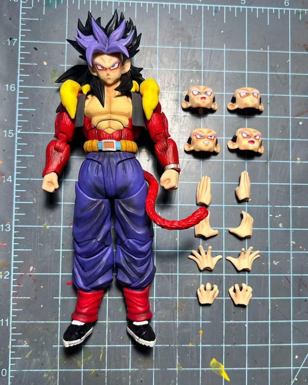 custom Dragon Ball  SHF s.h.figuarts  trunks ssj4    Action Figure need 40 days