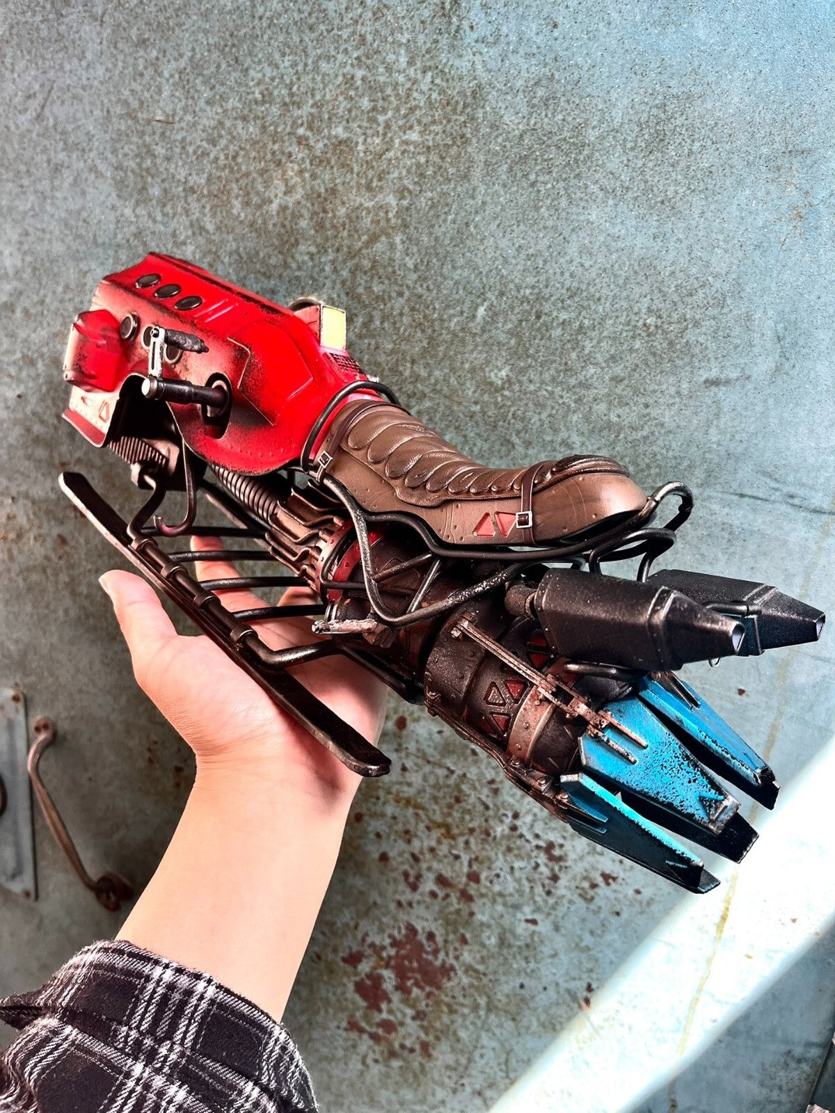 custom 1/6  3a toys threezero  Cyberpunk wastland moto  42 cm
