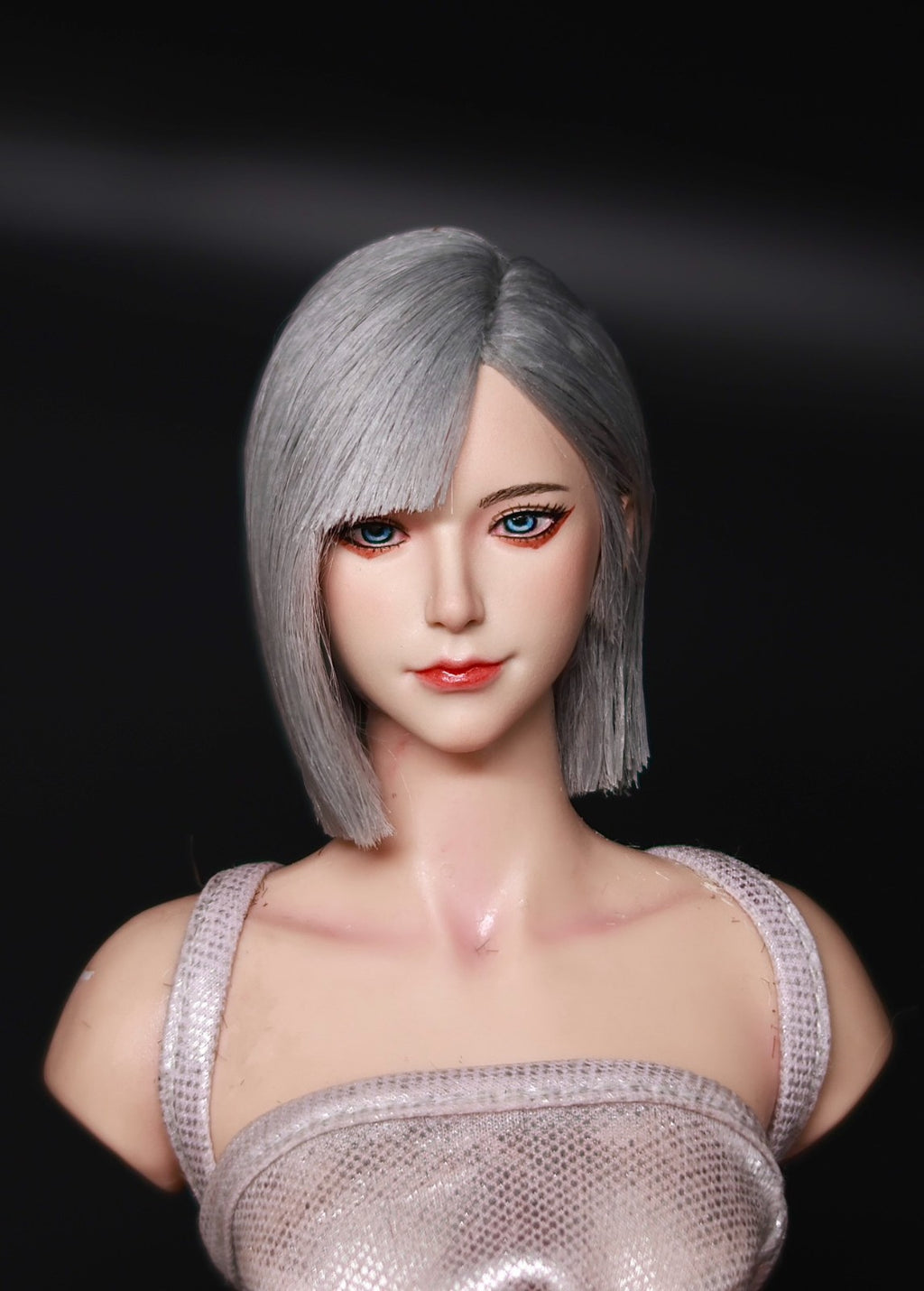 custom 1/6 Cyberpunk 2077 girl  head    Model for 12'' Action Figure