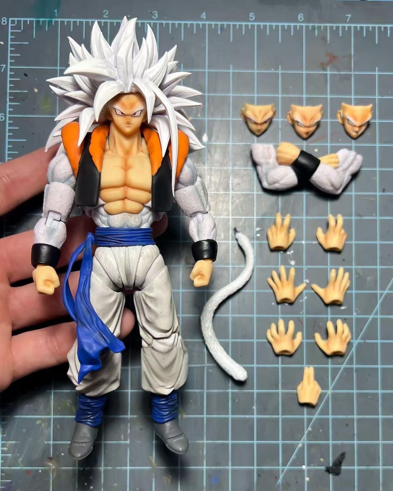 CUSTOM Dragon Ball SHF s.h.figuarts ssj5 gpgeta