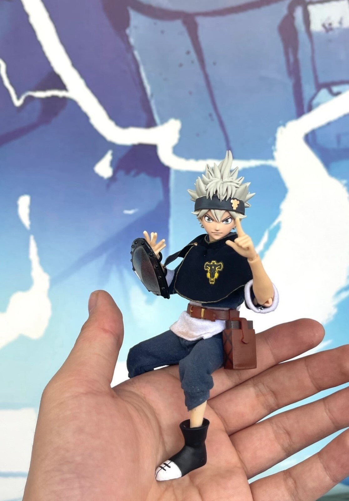 CUSTOM 1/12  Black er Asta 6 inch   inch figure