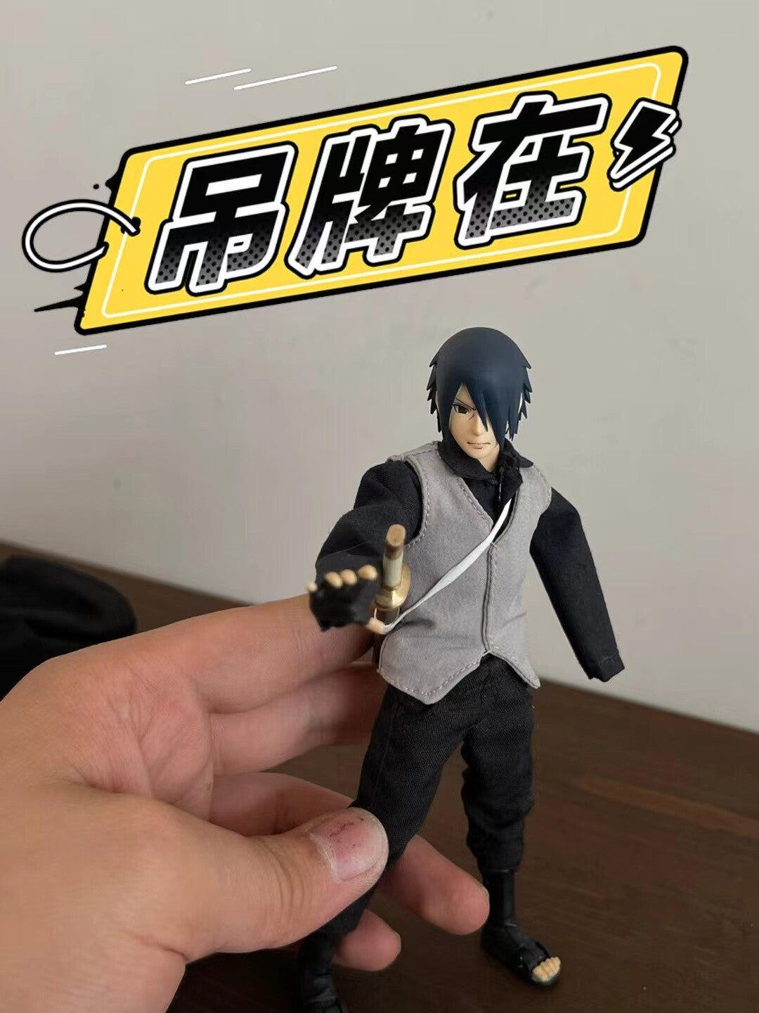 custom 1/12 Sasuke  6 inch shf  figure