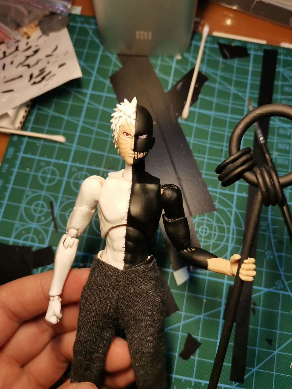 custom 1/12 Uchiha Obito  6 inch shf  figure
