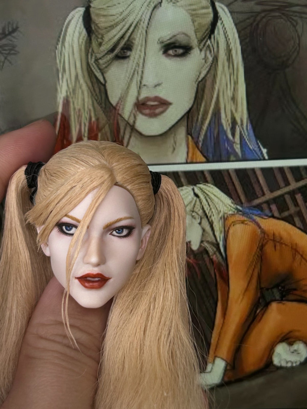 custom 1/6   Harley Quinn   head need about 60days ship