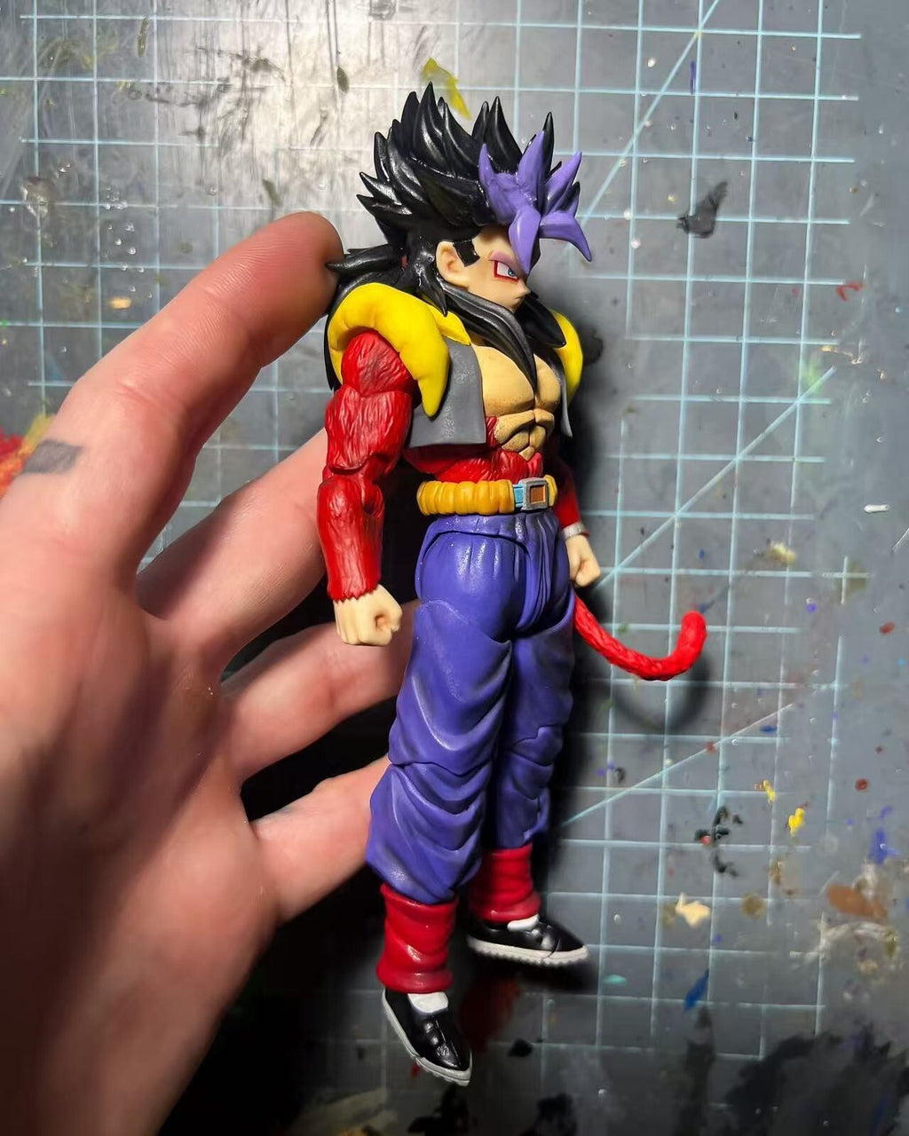 custom Dragon Ball  SHF s.h.figuarts  trunks ssj4    Action Figure need 40 days