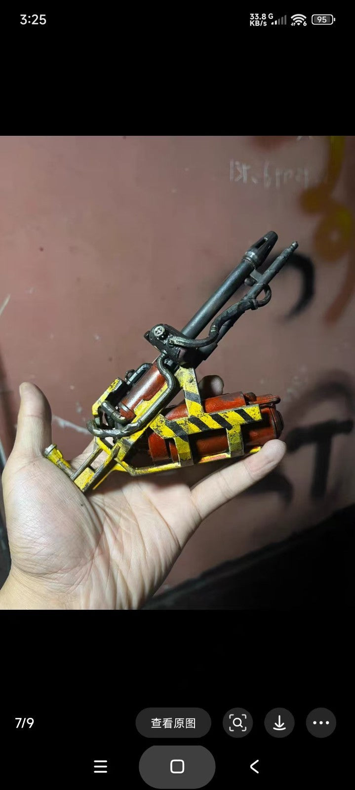 custom   1/6  Cyberpunk wastland  fallout  resin weapon for threezero