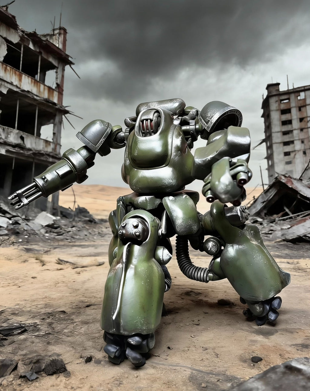 custom 1/6 threezero fall out wastland Cyberpunk  32 cm