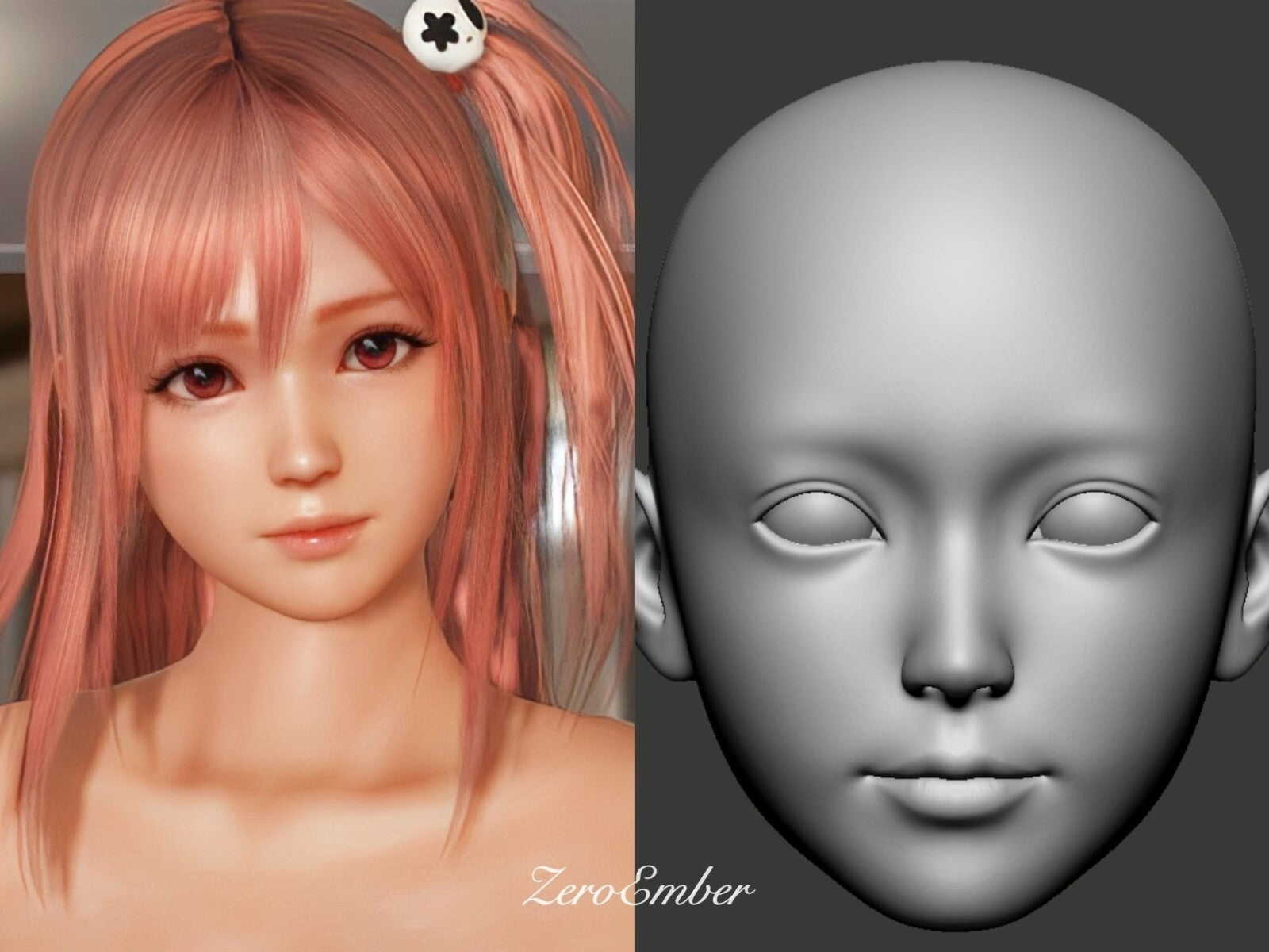 Custom  1/6  dead  or alive    ほのか\HONOKA\ head  （ no including  body）