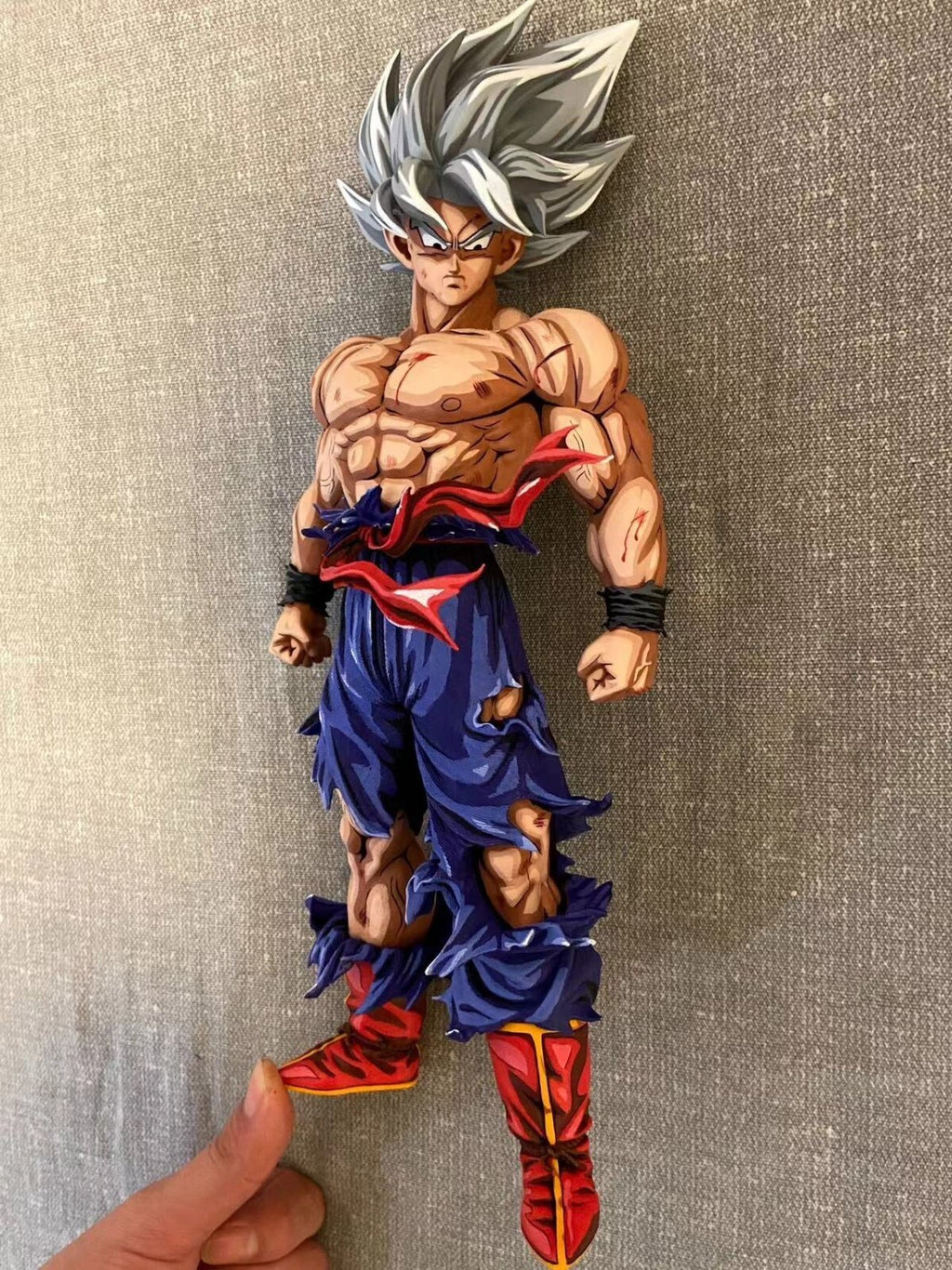 custom dragon ball super saiyan goku resin figure