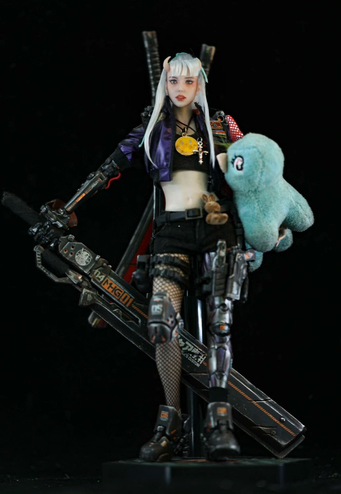 custom 1/6 Cyberpunk wastland  figure