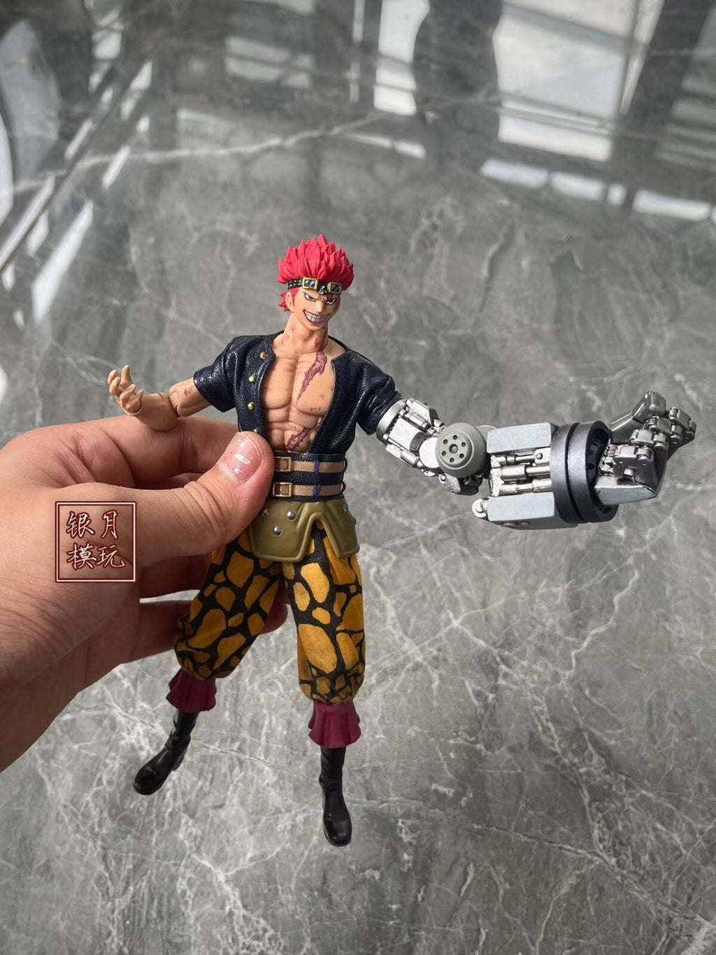 CUSTOM 1/12 one piece   van shf  Eustass Kid 6  inch figure