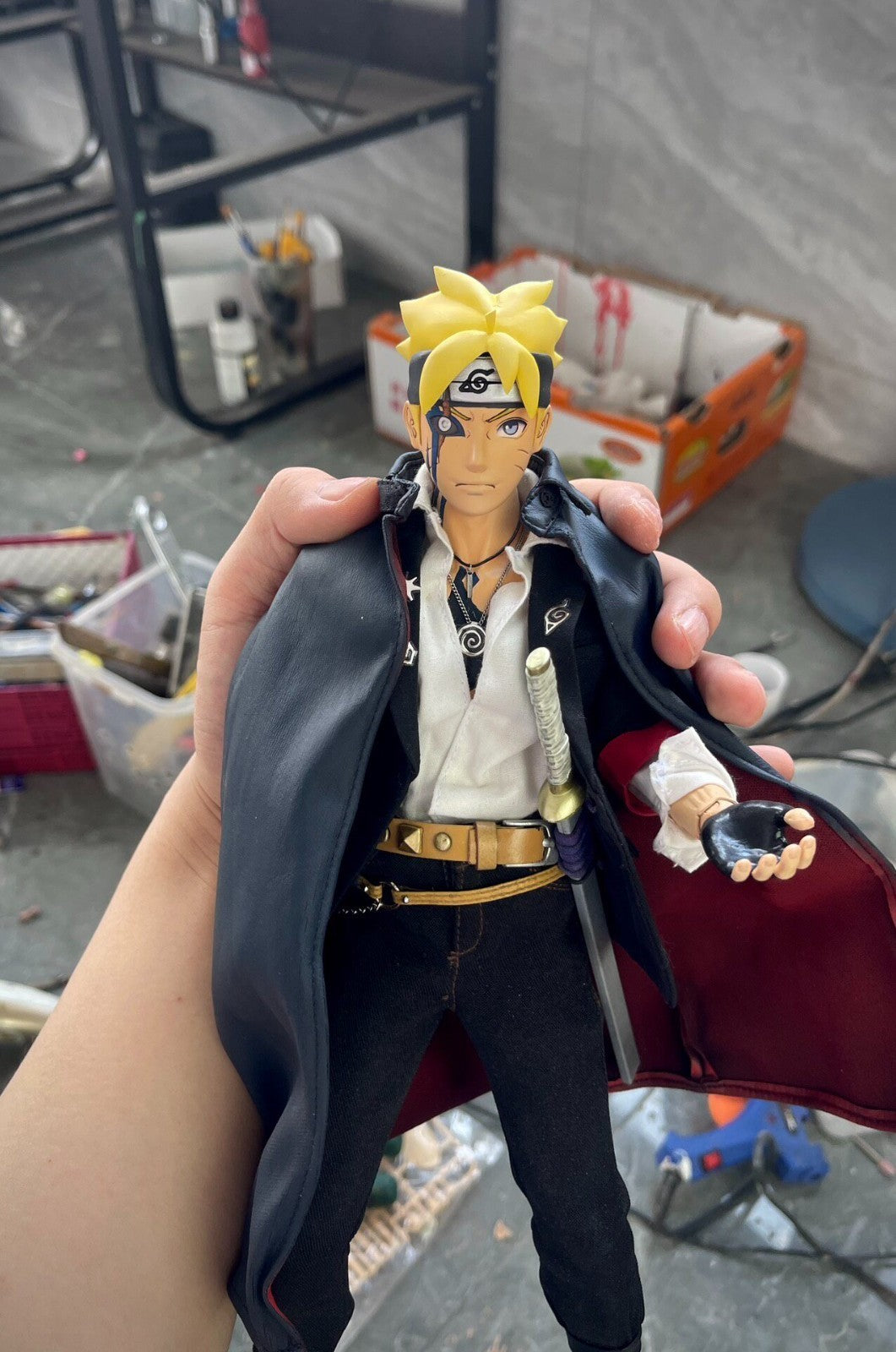 custom 1/12  Uzumaki Boruto  6 inch shf  figure