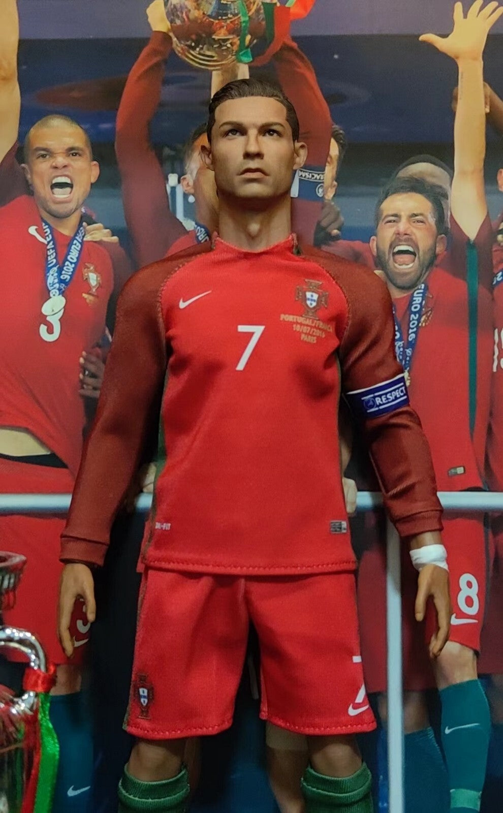 custom 1/6 scale Cristiano Ronaldo  Male Model for 12'' Action Figure
