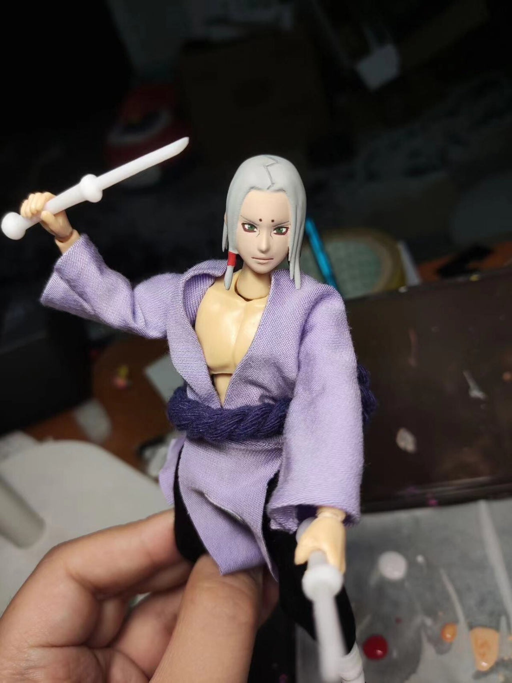 custom 1/12 shf  Kimimaro  figure