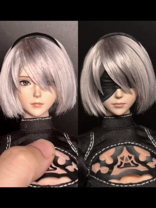 1/6   cyberpunk  NieR:Automata head  moveable eye  need about 90days pr