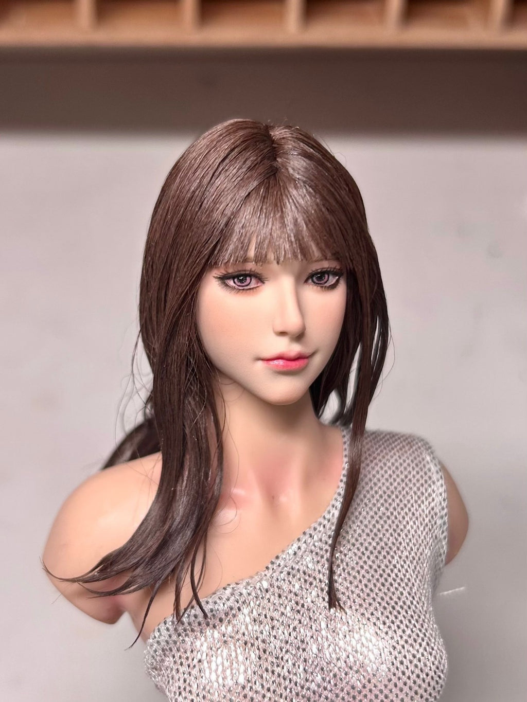 custom 1/6 Cyberpunk 2077 girl  head    Model for 12'' Action Figure