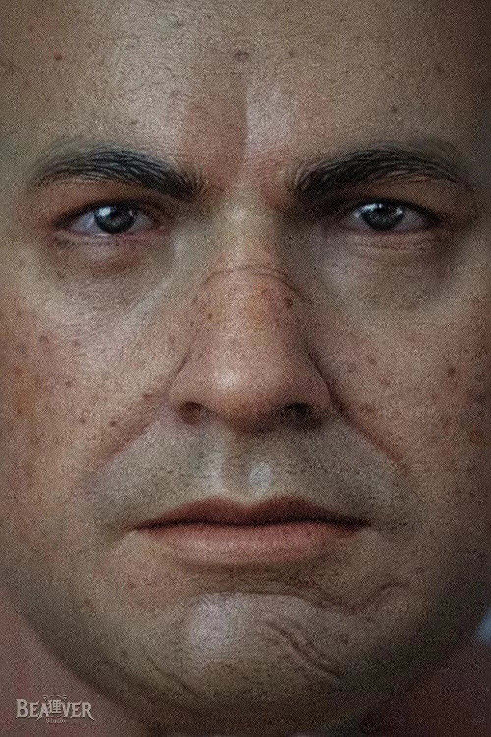 custom 1/6 Cyberpunk 2077 Viktor Vektor) head    Model for 12'' Action Figure