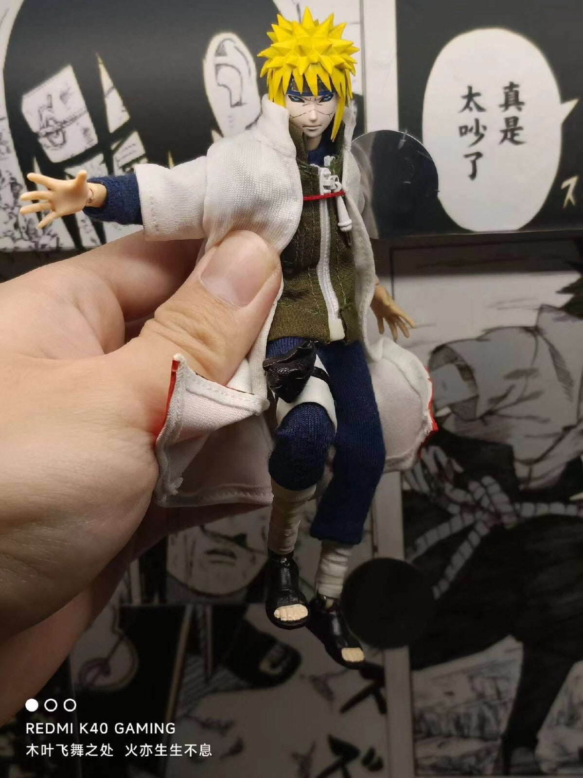 custom 1/12 Namikaze Minato 6 inch shf  figure