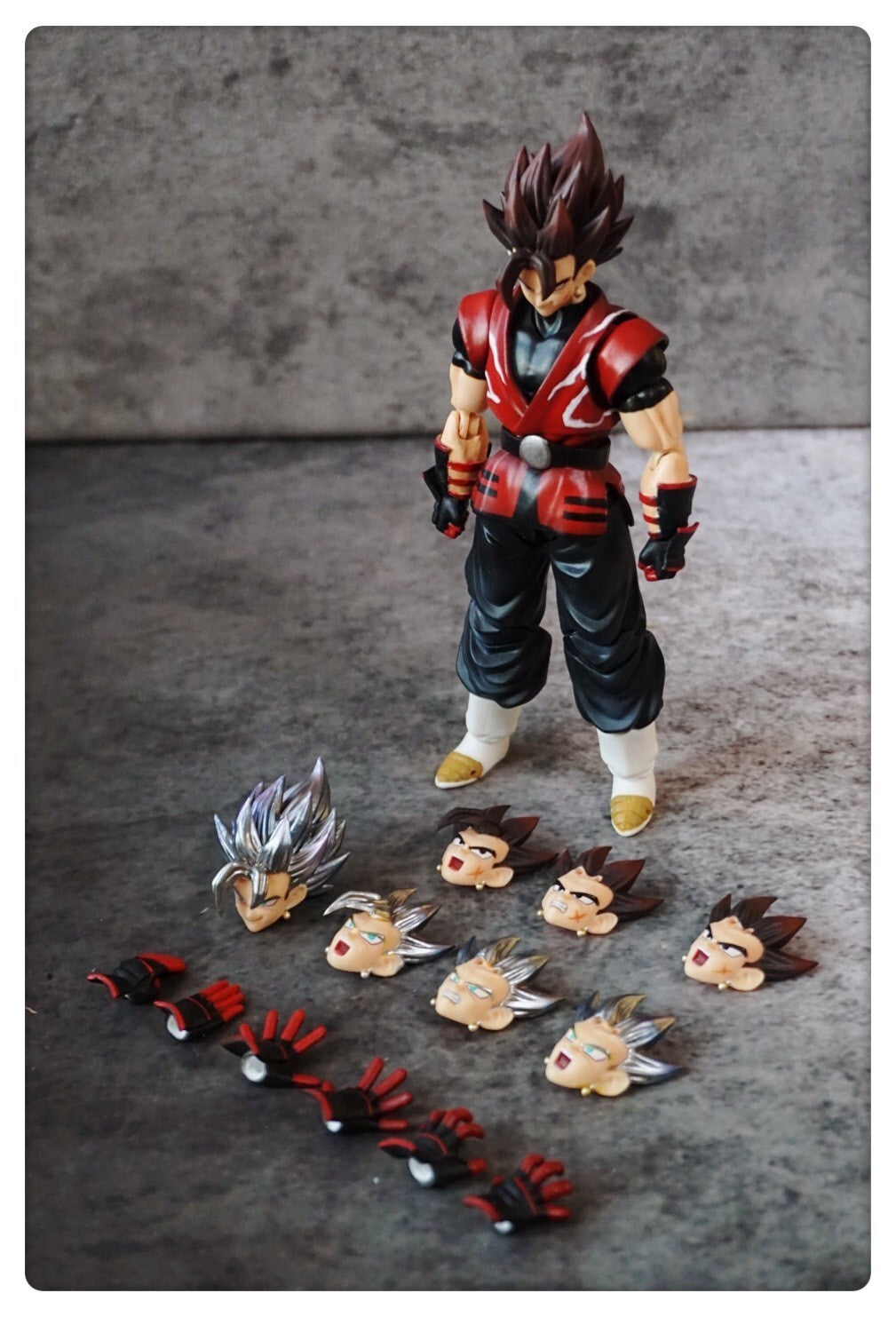 custom    dragonball   shf  vegeto figure