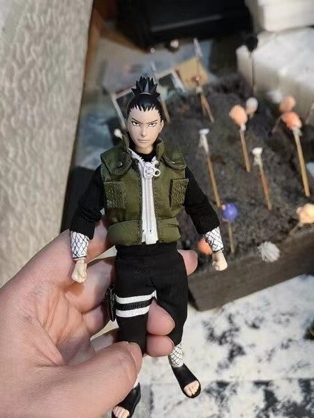 custom 1/12 Nara Shikamaru   6 inch shf  figure