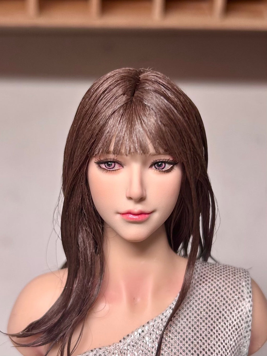 custom 1/6 Cyberpunk 2077 girl  head    Model for 12'' Action Figure