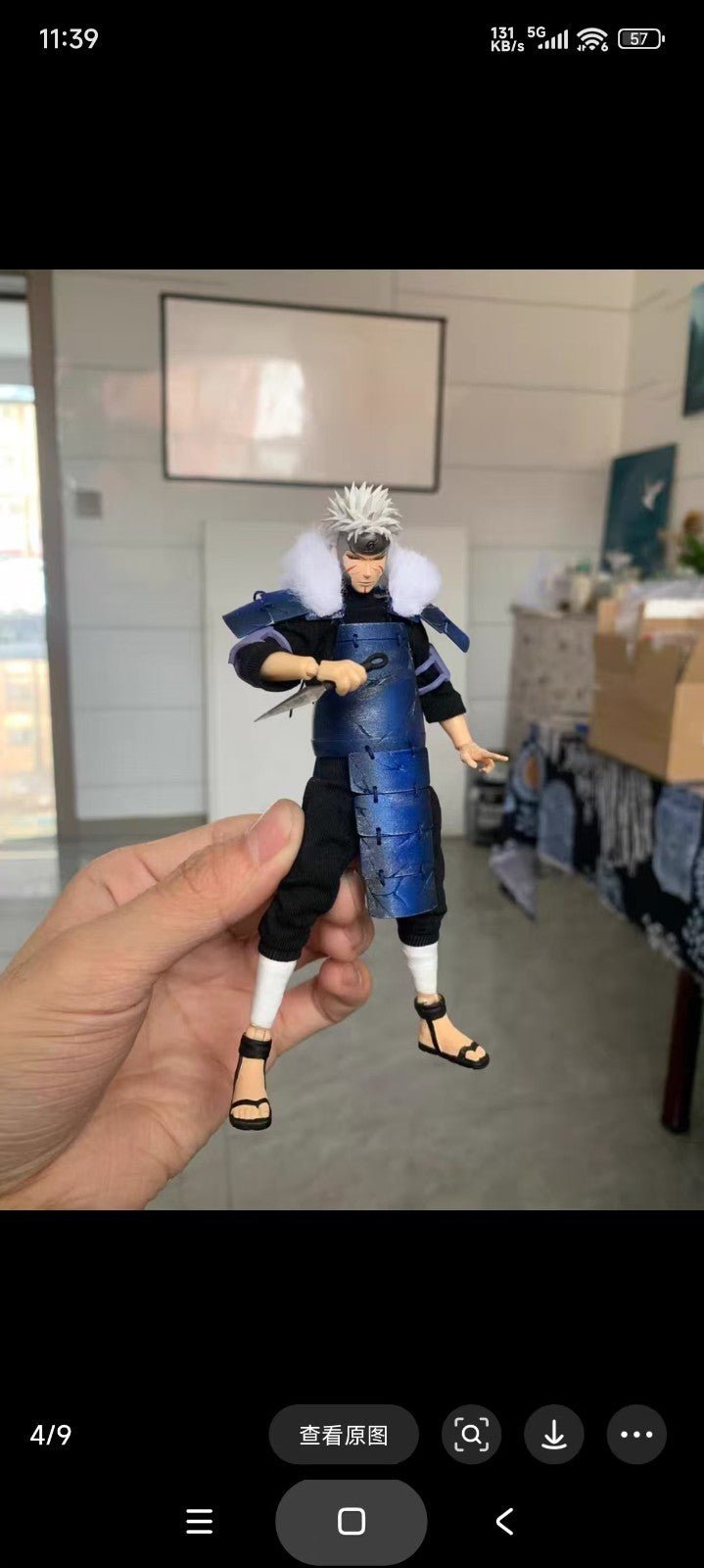 custom 1/12  Senju Tobirama   6 inch shf  figure