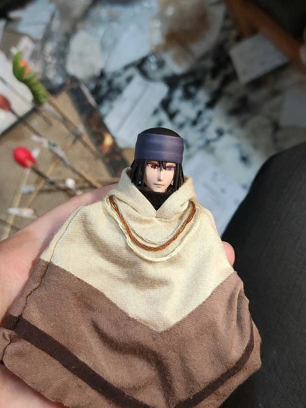 custom 1/12 shf Sasuke   figure