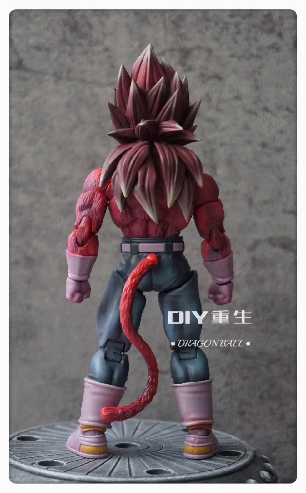 CUSTOM S.H. Figuarts Super Saiyan 4 Dragonball Vegeta SHF ActionFigure