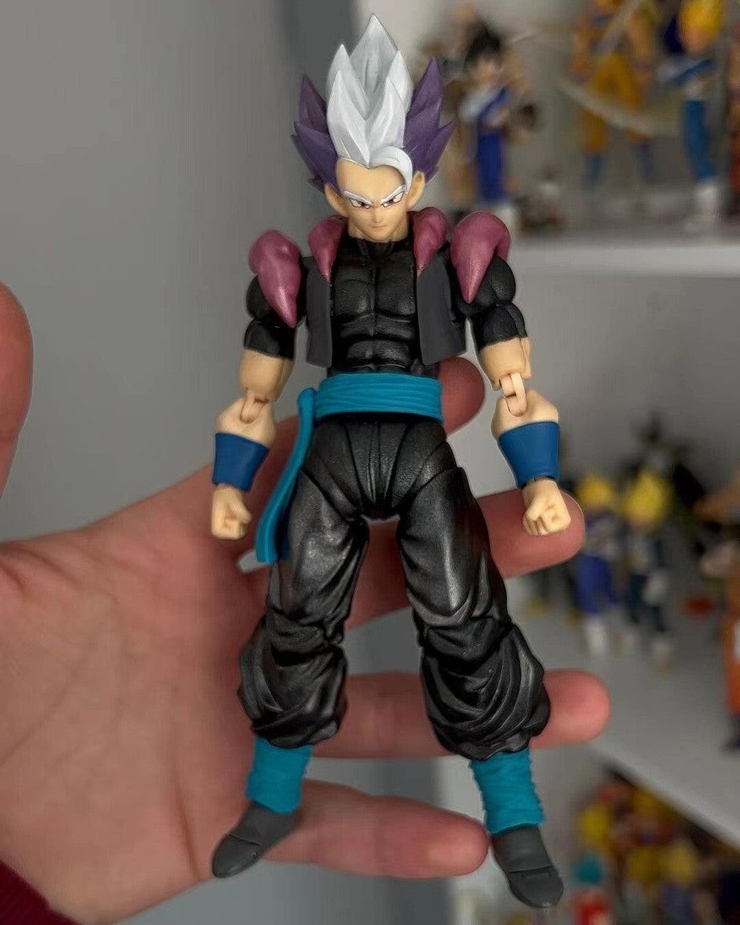 custom    dragonball super gogeta  shf figure