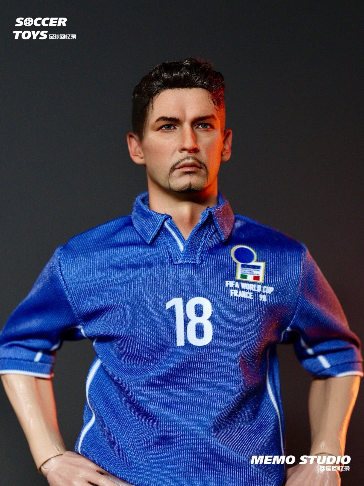 custom 1/6 scale Roberto Baggio    Male Model for 12'' Action Figure