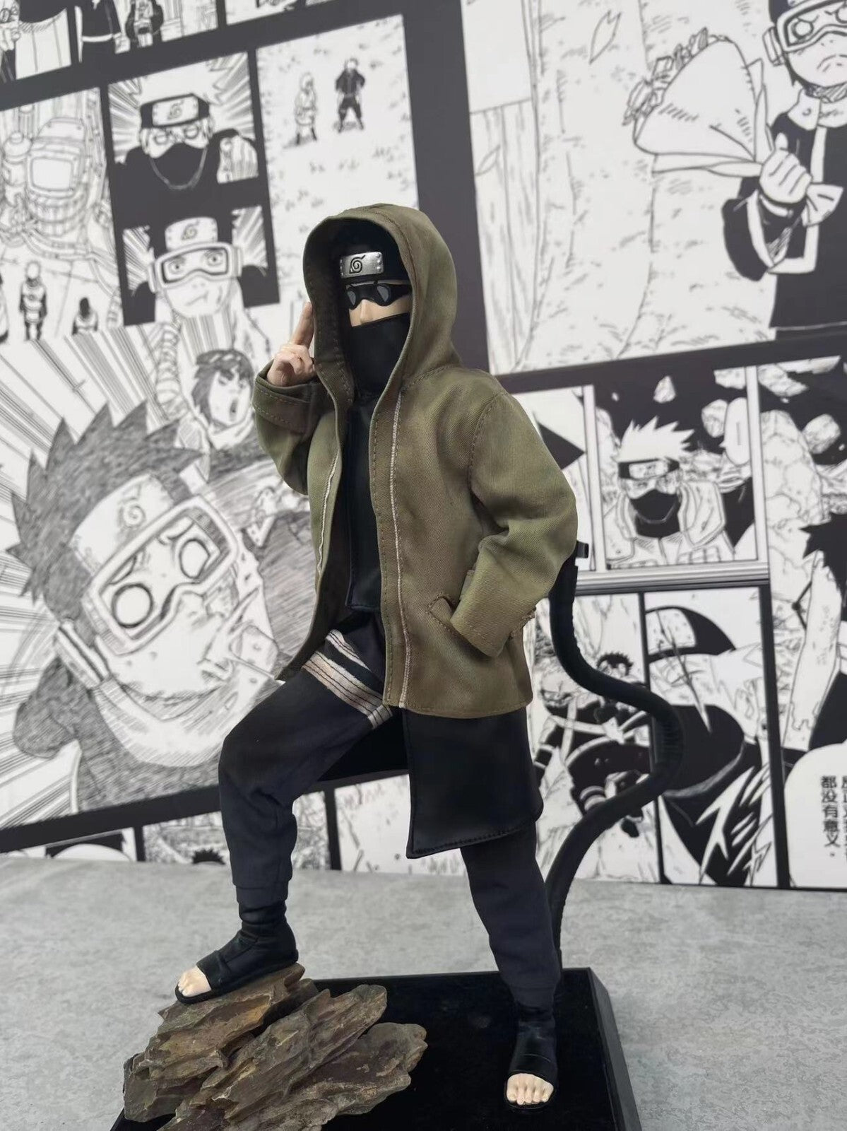 CUSTOM 1/6 Aburame Shino 12  inch figure