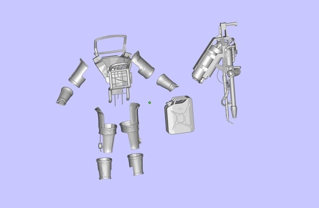 custom   1/6  Cyberpunk wastland  fallout   Powered Armor  for threezero