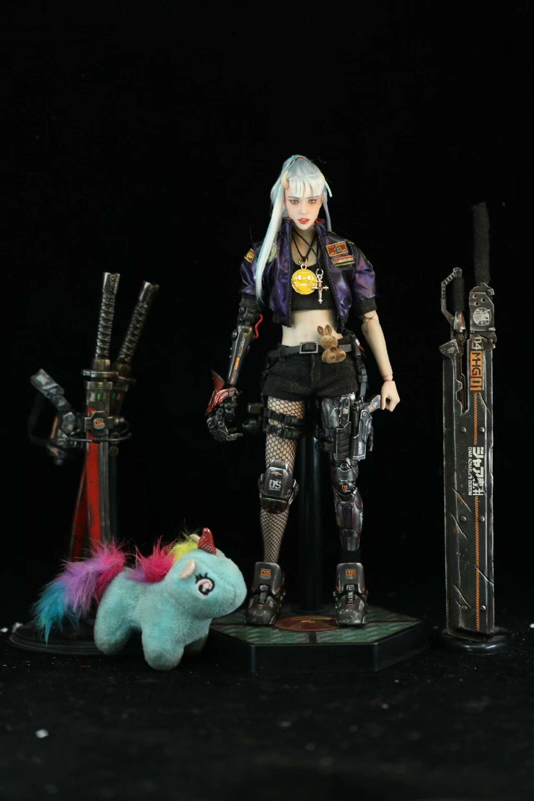 custom 1/6 Cyberpunk wastland  figure