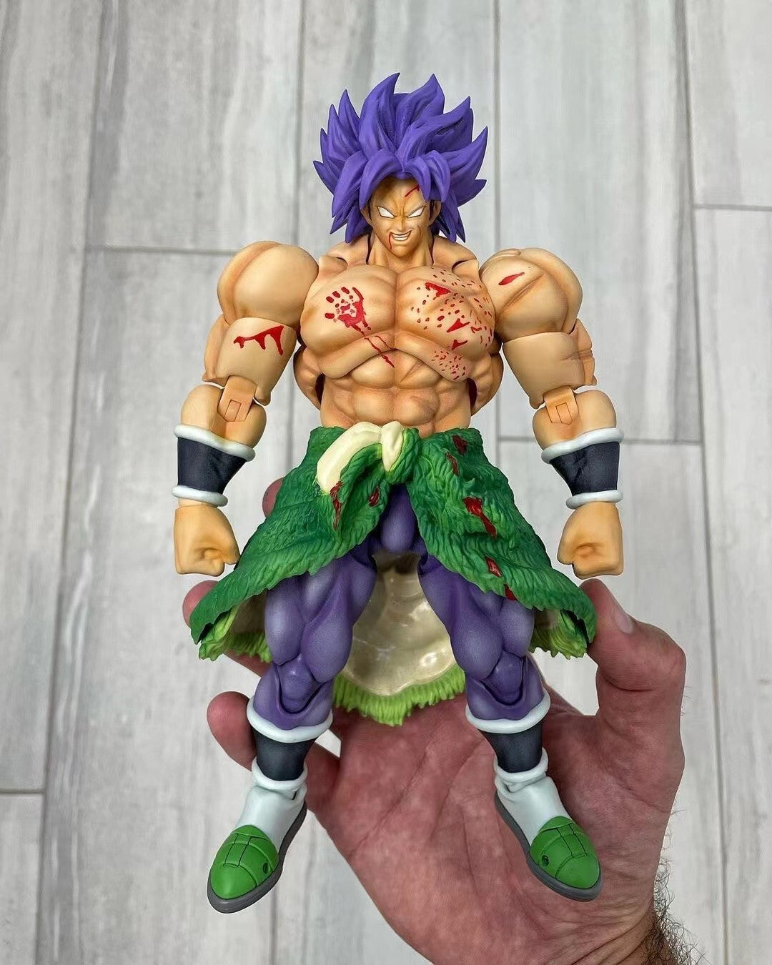 CUSTOM   Dragonball  shf  ultra ego broly  Figure
