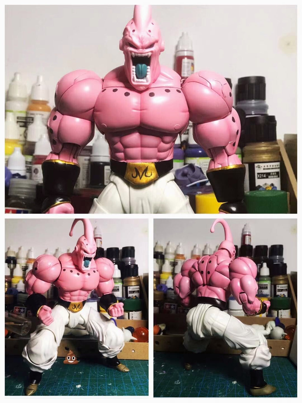 CUSTOM Dragon Ball shf Majin Buu  Action Figure