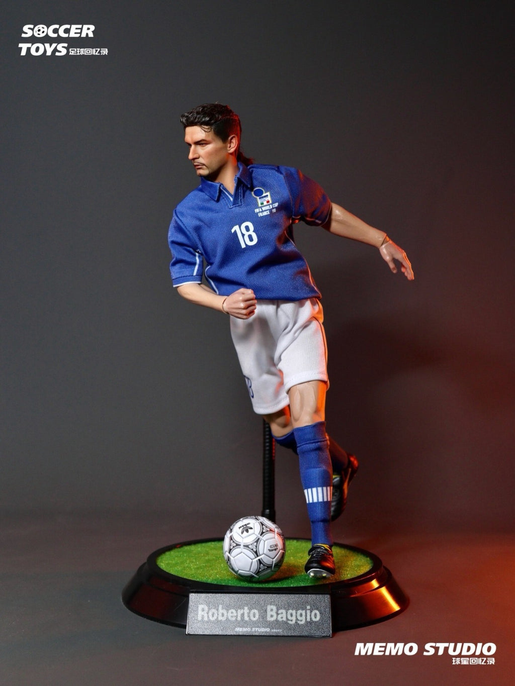 custom 1/6 scale Roberto Baggio    Male Model for 12'' Action Figure