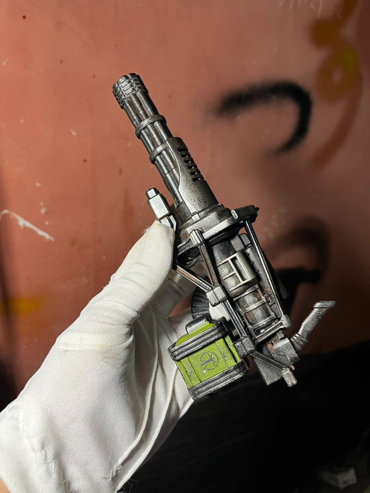 custom   1/6  Cyberpunk wastland  fallout  resin weapon for threezero