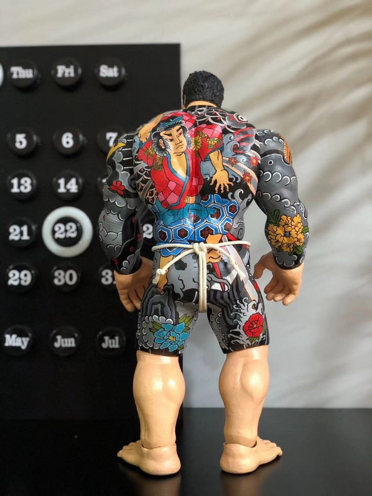 custom  Yakuza Hulk Body  hand draw  tattoo  42 cm