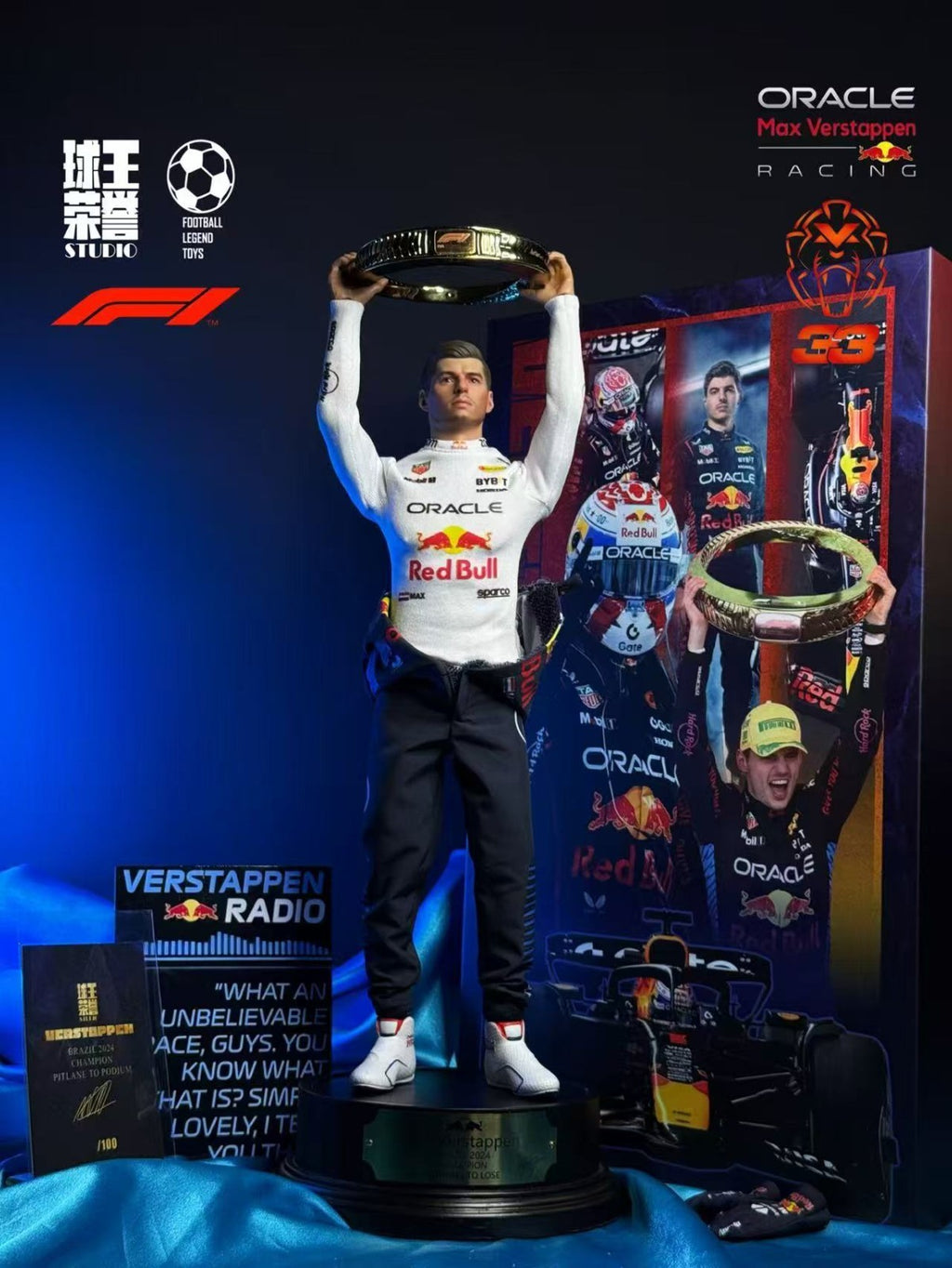 1/6 scale Max Verstappen  Male Model for 12'' Action Figure