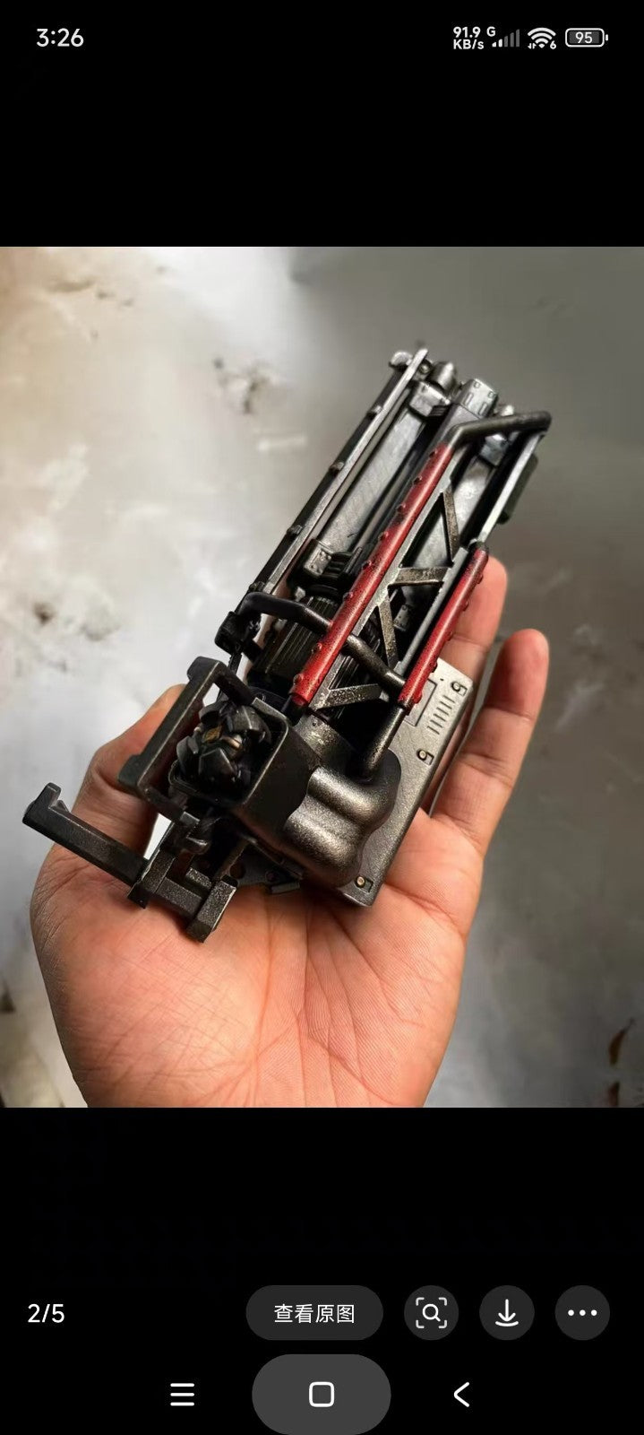 custom   1/6  Cyberpunk wastland  fallout  resin weapon for threezero