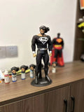 custom black superman suit for 12 inch Action Figure 1/6 scale
