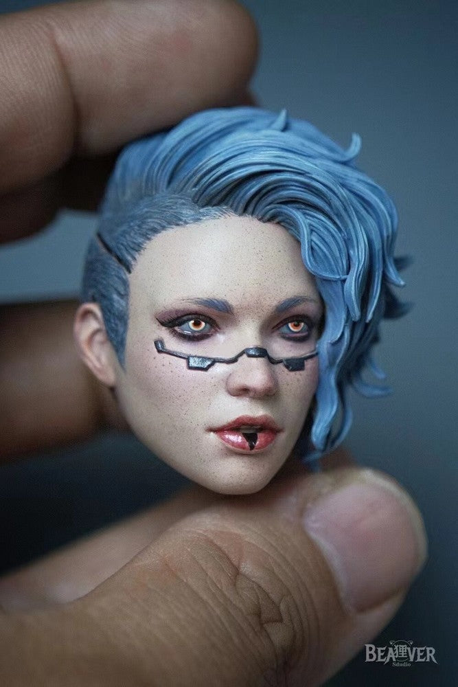custom 1/6 Cyberpunk 2077：V head
