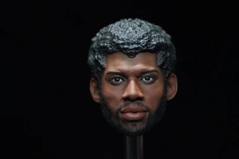 custom 1/6 Kareem Abdul-Jabbar head sculpture for 12 inch figure