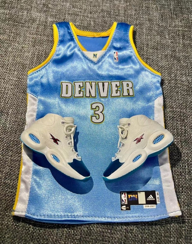 1/6 scale iverson jersey shoes Male Model for 12'' Action Figure