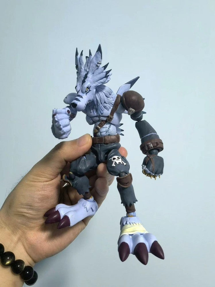 custom shf Digital monster Were Garurumon figure