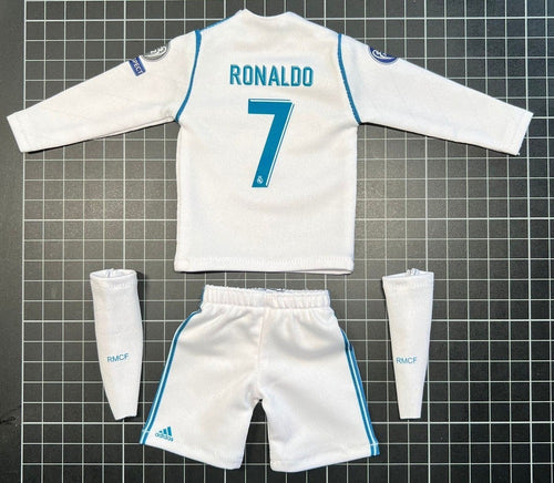 1/6 Scale Toy Figure Ronaldo #7 s White Jersey For ZCWO 12 Inch Figure