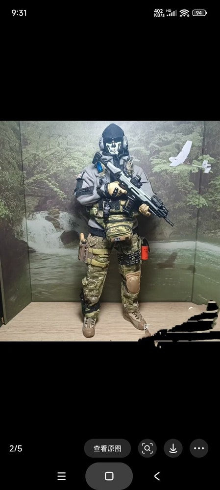 custom 1/6 cod duty call konig gost figure pneed 3 months