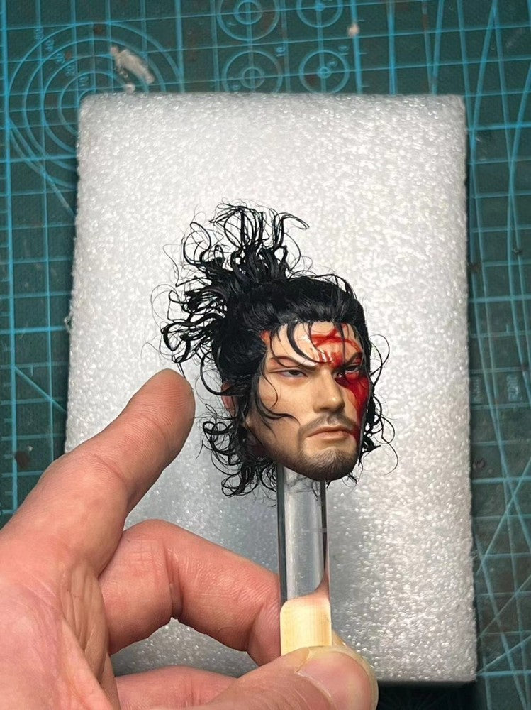 custom 1/6 Miyamoto Musashi sculpture for hottoy
