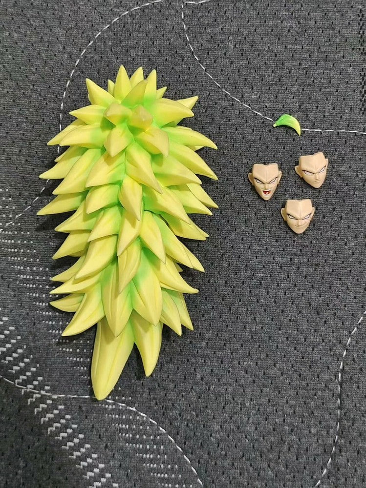 CUSTOM Dragon Ball SH Figuarts super saiyan3 ssj3 broly head sculpture