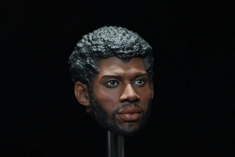 custom 1/6 Kareem Abdul-Jabbar head sculpture for 12 inch figure